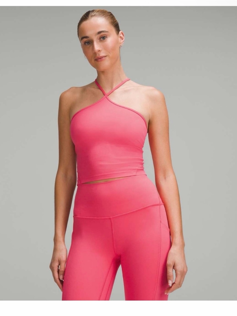 lululemon athletica Pink Cross-Strap Crop Top